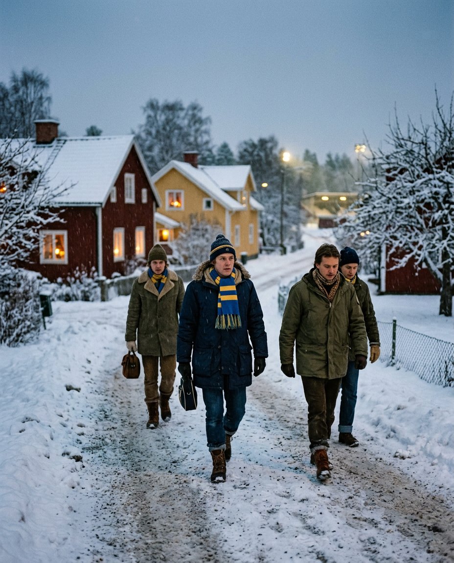 Scandinavian football in winter