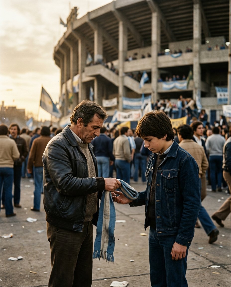The scarf passed between generations