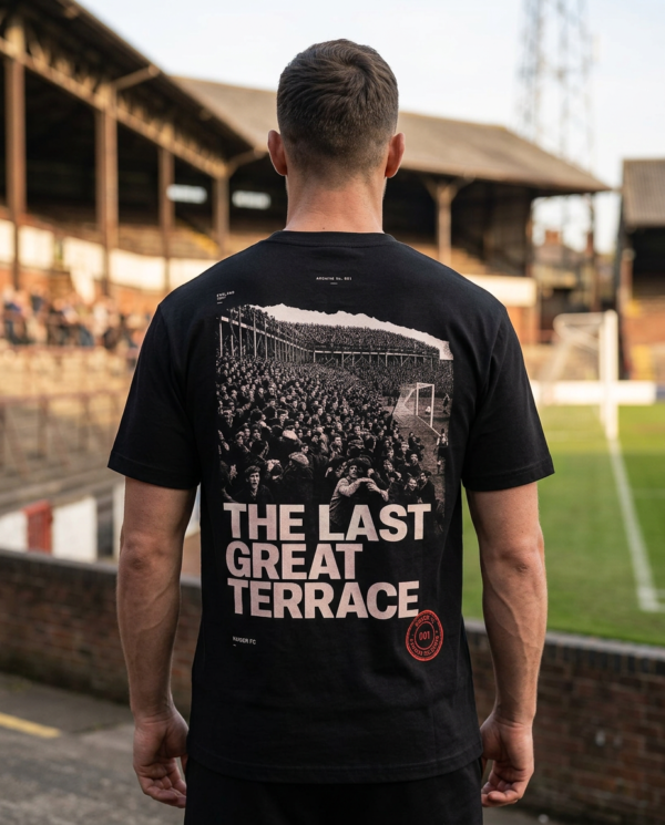 The Last Great Terrace — Vintage Football Culture T-Shirt | Archive 001