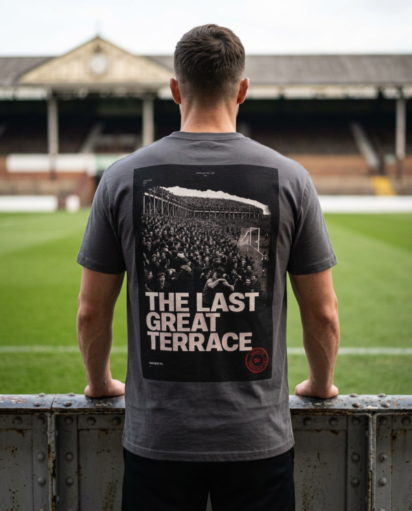 The Last Great Terrace — Vintage Football Culture T-Shirt | Archive 001