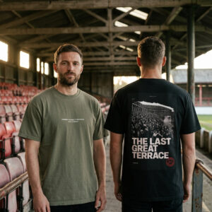 The Last Great Terrace — Vintage Football Culture T-Shirt | Archive 001