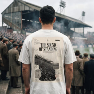 The Sound of Standing — Vintage Football Crowd T-Shirt