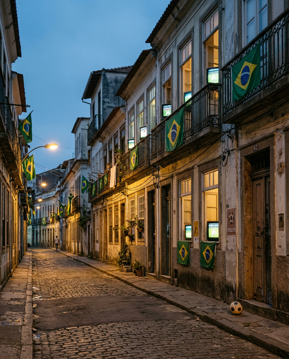 A room where football was watched &mdash; a place transformed