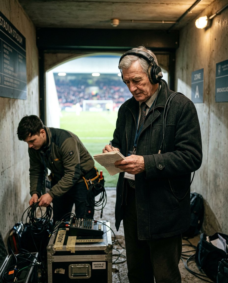 An old voice returns to the microphone, every four years