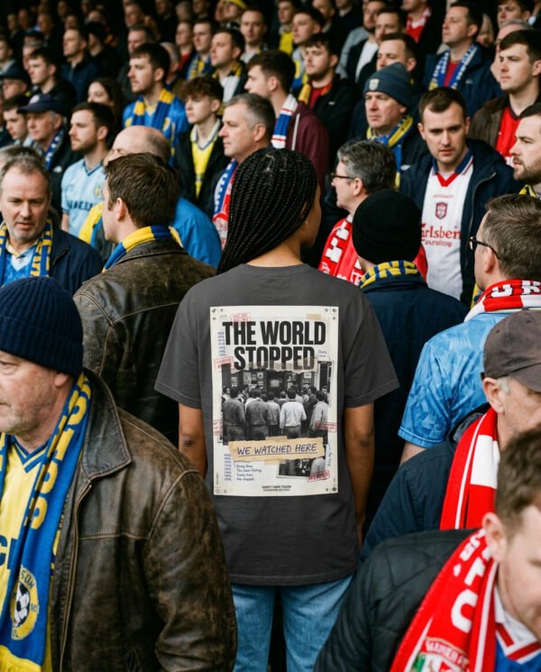 magnific_football-culture-document_J9F7PvKOq4 The World Stopped T-Shirt | Every Four Years Collection | Football Culture Archive Tee | World Cup Inspired Graphic Shirt | Kaiser FC Archive No. 001