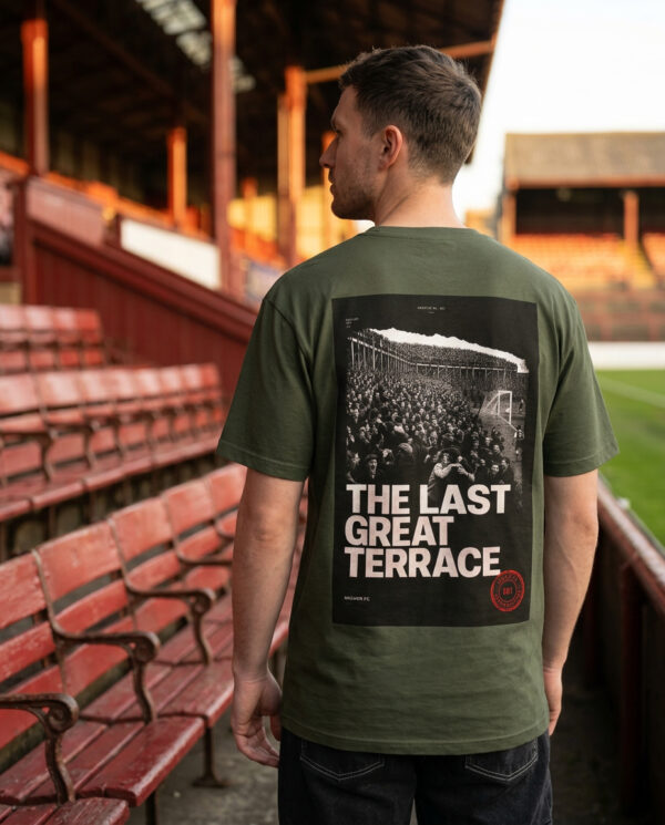 The Last Great Terrace — Vintage Football Culture T-Shirt | Archive 001