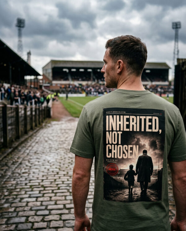 Inherited, Not Chosen — Football Heritage T-Shirt | Archive 004