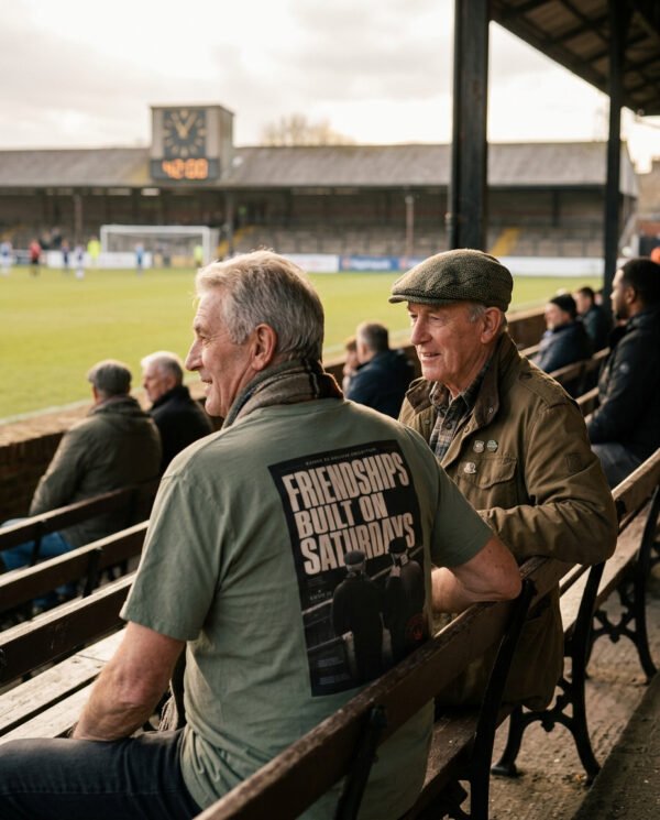 Friendships Built On Saturdays — Football Culture T-Shirt | Archive 003