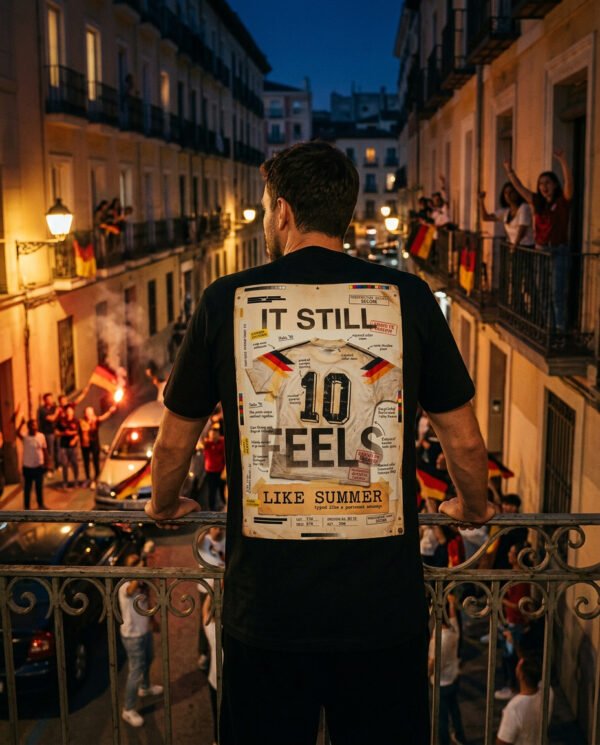 It Still Feels Like Summer Germany 1990 T-Shirt | Vintage Germany World Cup Shirt | Football Memory Tee | Kaiser FC Archive No. 011D