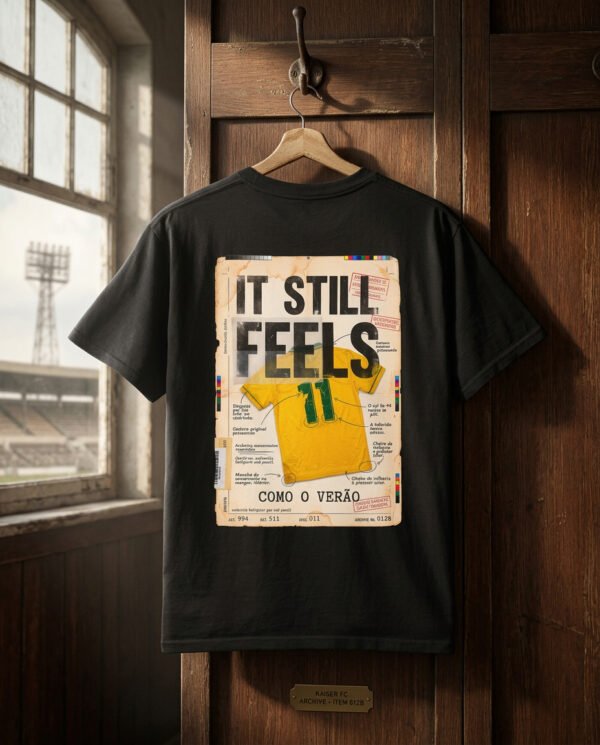 It Still Feels Like Summer Brazil 1994 T-Shirt | Vintage Brazil World Cup Shirt | Football Memory Tee | Kaiser FC Archive No. 012B