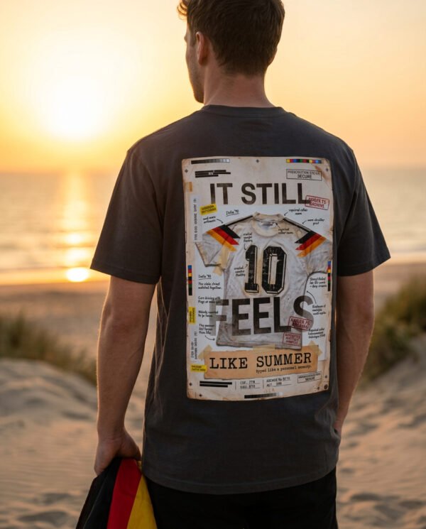 It Still Feels Like Summer Germany 1990 T-Shirt | Vintage Germany World Cup Shirt | Football Memory Tee | Kaiser FC Archive No. 011D