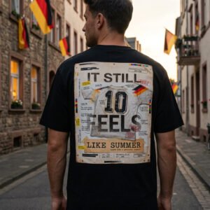 magnific_img1-ultrarealistic-footb_jShRNN8LD0 It Still Feels Like Summer Germany 1990 T-Shirt | Vintage Germany World Cup Shirt | Football Memory Tee | Kaiser FC Archive No. 011D
