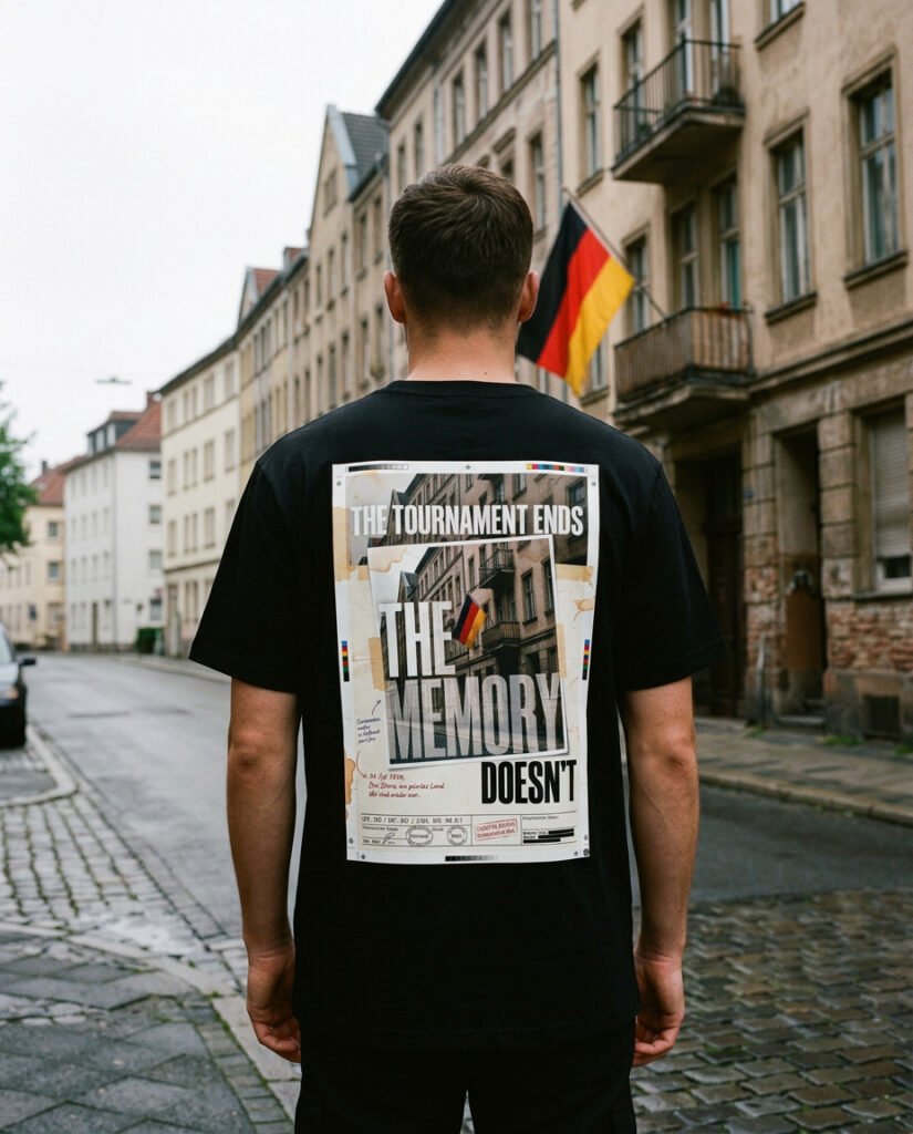 The Tournament Ends, The Memory Doesn't T-Shirt | Germany 1990 Archive Tee | Football Culture Shirt | Kaiser FC Archive No. 011