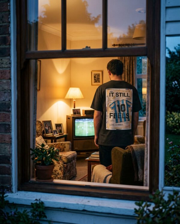 magnific_ultrarealistic-football-a_l7f3VsMgv9 It Still Feels Like Summer T-Shirt | Argentina 1986 Archive Tee | Vintage World Cup Shirt | Football Culture T-Shirt | Kaiser FC Archive No. 010C