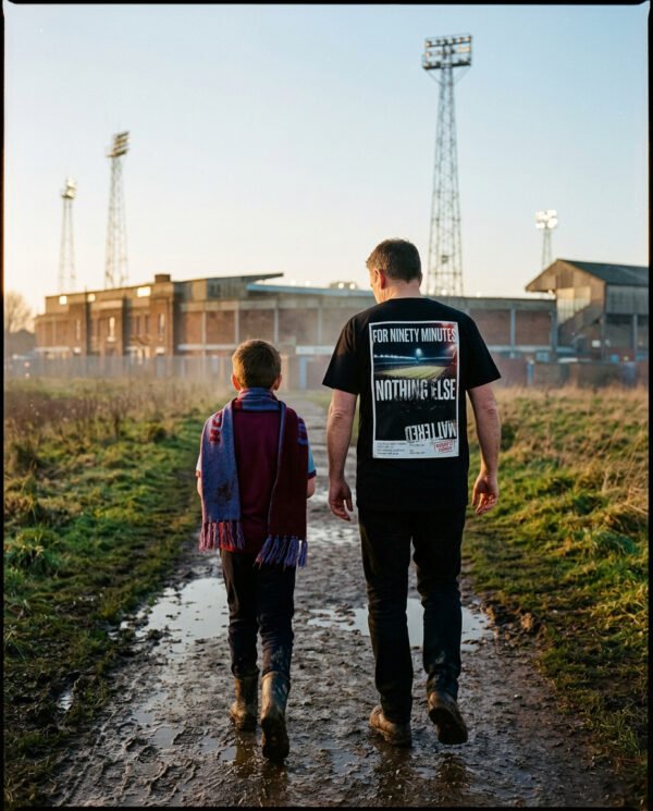 For Ninety Minutes Nothing Else Mattered T-Shirt | Football Culture Archive Tee | Kaiser FC Archive No. 007
