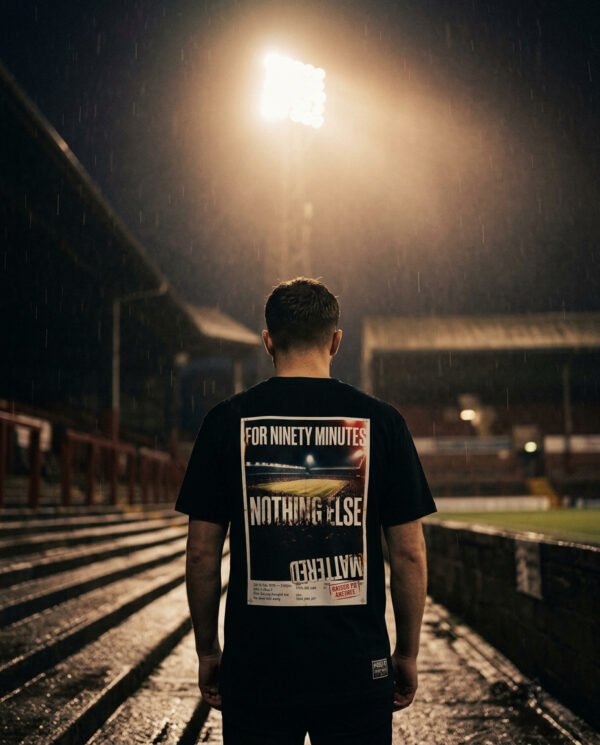 For Ninety Minutes Nothing Else Mattered T-Shirt | Football Culture Archive Tee | Kaiser FC Archive No. 007