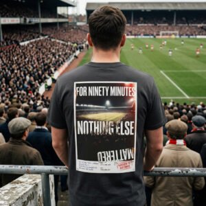 For Ninety Minutes Nothing Else Mattered T-Shirt | Football Culture Archive Tee | Kaiser FC Archive No. 007