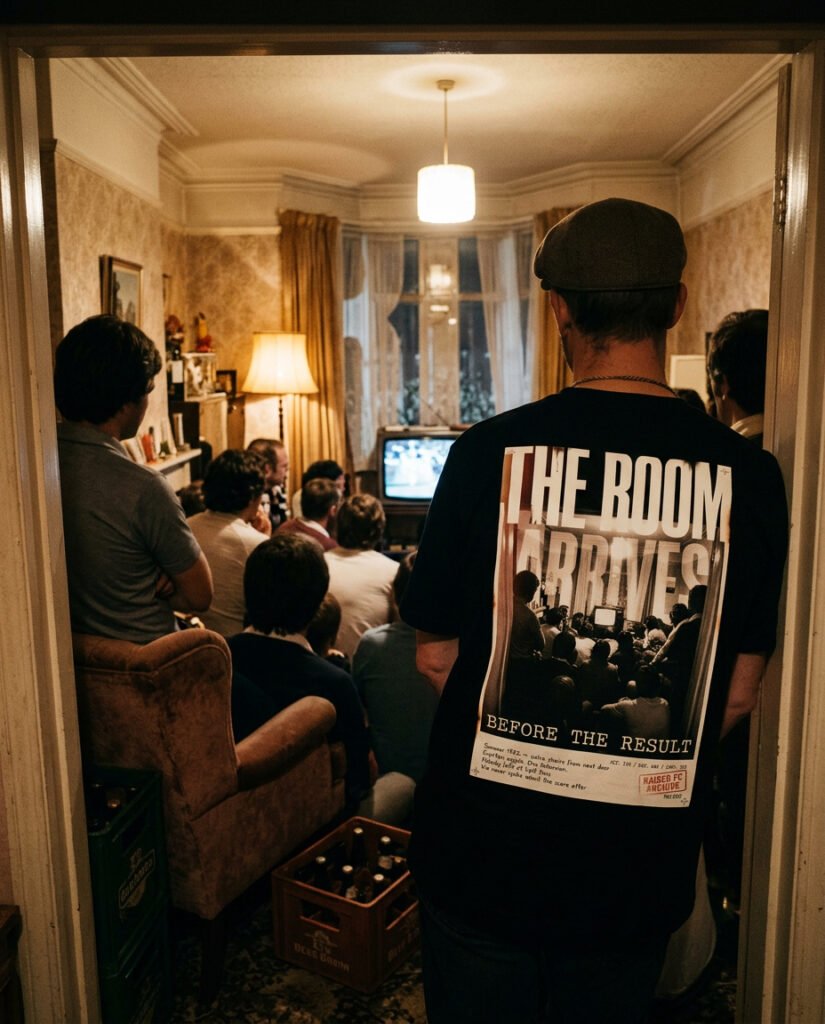 The Room Arrives Before The Result T-Shirt | World Cup Archive Tee | Kaiser FC Archive No. 009