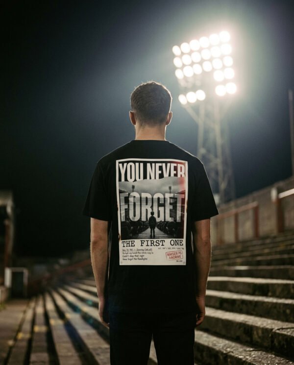 You Never Forget The First One T-Shirt | Football Memory Archive Tee | Kaiser FC Archive No. 008