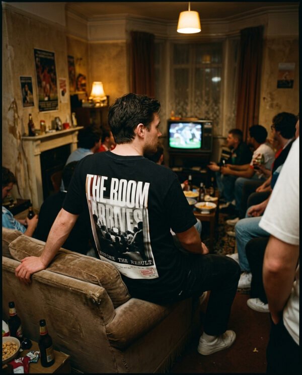 The Room Arrives Before The Result T-Shirt | World Cup Archive Tee | Kaiser FC Archive No. 009