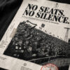 No Seats. No Silence. — Vintage Terrace Football T-Shirt